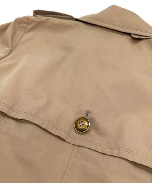 BURBERRY BLUE LABEL（バーバリー ブルー レーベル）BURBERRY BLUE LABEL (バーバリーロンドンブルーレーベル) トレンチコート ベージュ×オレンジ サイズ:40の古着・服飾アイテム