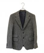 SHIPSシップス）の古着「ツイードテーラードジャケット」｜グレー