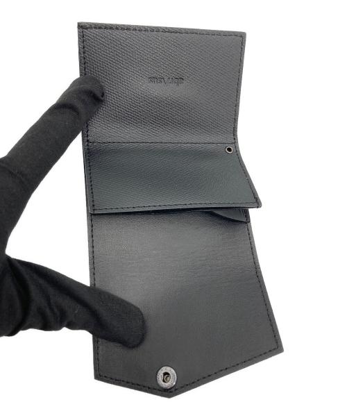 abrasus（アブラサス）abrasus (アブラサス) 3つ折り財布 ブラックの古着・服飾アイテム