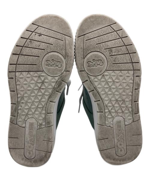 COACH（コーチ）COACH (コーチ) プラットフォーム スニーカー グリーン サイズ:US 7Bの古着・服飾アイテム