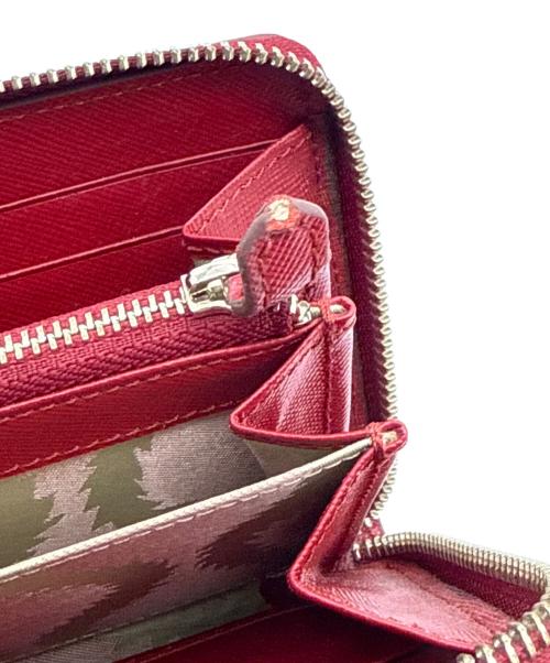 Vivienne Westwood（ヴィヴィアンウエストウッド）Vivienne Westwood (ヴィヴィアンウエストウッド) ラウンドファスナー財布 レッドの古着・服飾アイテム