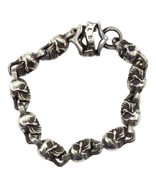 LS2（エルエスツー）LS2 (エルエスツー) スカルブレスレット シルバーカラーの古着・服飾アイテム