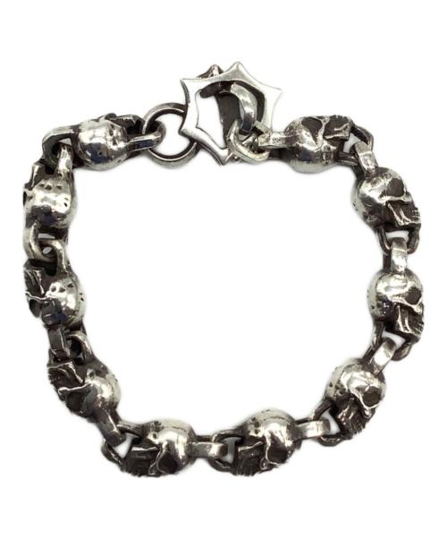 LS2（エルエスツー）LS2 (エルエスツー) スカルブレスレット シルバーカラーの古着・服飾アイテム