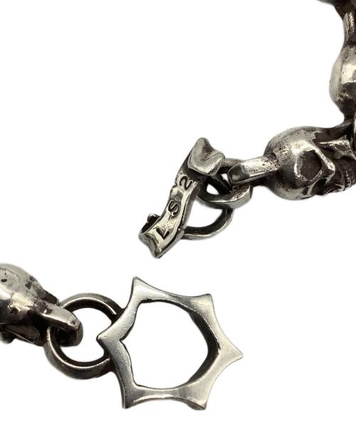 LS2（エルエスツー）LS2 (エルエスツー) スカルブレスレット シルバーカラーの古着・服飾アイテム