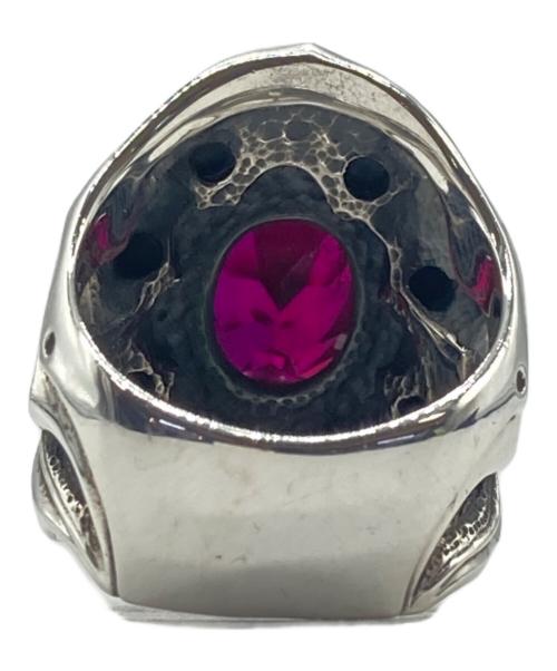 Ability Normal（アビリティーノーマル）Ability Normal (アビリティーノーマル) リング シルバーカラー×レッド サイズ:表記なしの古着・服飾アイテム