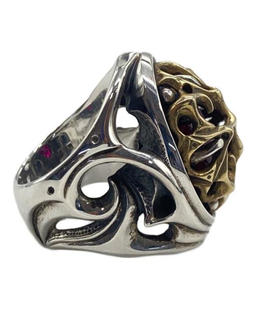 Ability Normal（アビリティーノーマル）Ability Normal (アビリティーノーマル) リング シルバーカラー×レッド サイズ:表記なしの古着・服飾アイテム