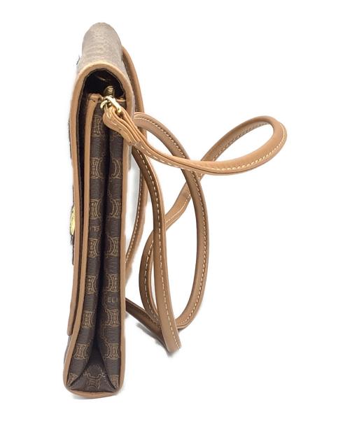 CELINE（セリーヌ）CELINE (セリーヌ) ショルダーバッグ ブラウンの古着・服飾アイテム