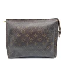 LOUIS VUITTON（ルイ ヴィトン）の古着「ポシェットトワレット26」｜ブラウン