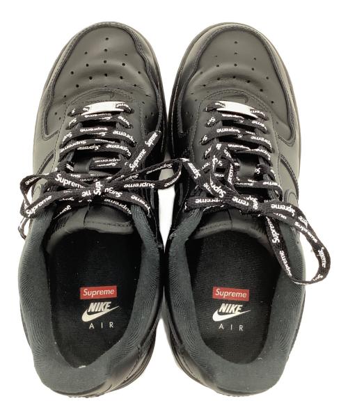 NIKE（ナイキ）NIKE (ナイキ) SUPREME (シュプリーム) AIR FORCE1 ブラック サイズ:cm25の古着・服飾アイテム