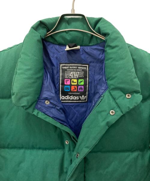 adidas（アディダス）adidas (アディダス) ダウンジャケット グリーン サイズ:MーLの古着・服飾アイテム