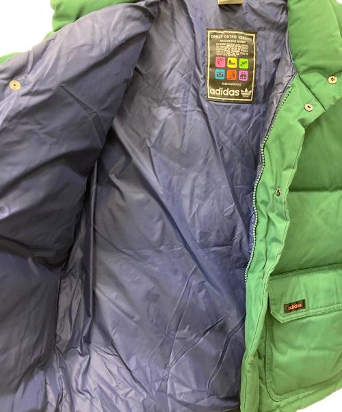 adidas（アディダス）adidas (アディダス) ダウンジャケット グリーン サイズ:MーLの古着・服飾アイテム
