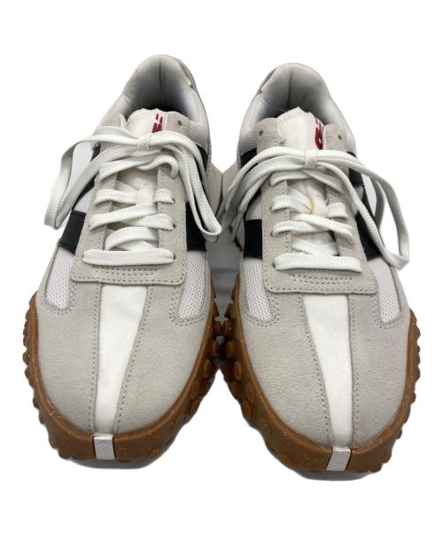 NEW BALANCE（ニューバランス）NEW BALANCE (ニューバランス) ローカットスニーカー ホワイト×ブラック サイズ:26.5cmの古着・服飾アイテム