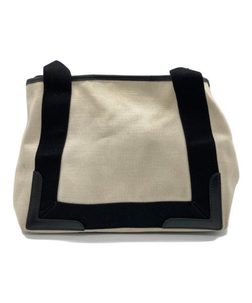 BALENCIAGA（バレンシアガ）BALENCIAGA (バレンシアガ) ハンドバッグ ベージュ×ブラックの古着・服飾アイテム