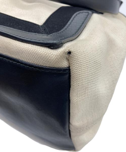 BALENCIAGA（バレンシアガ）BALENCIAGA (バレンシアガ) ハンドバッグ ベージュ×ブラックの古着・服飾アイテム