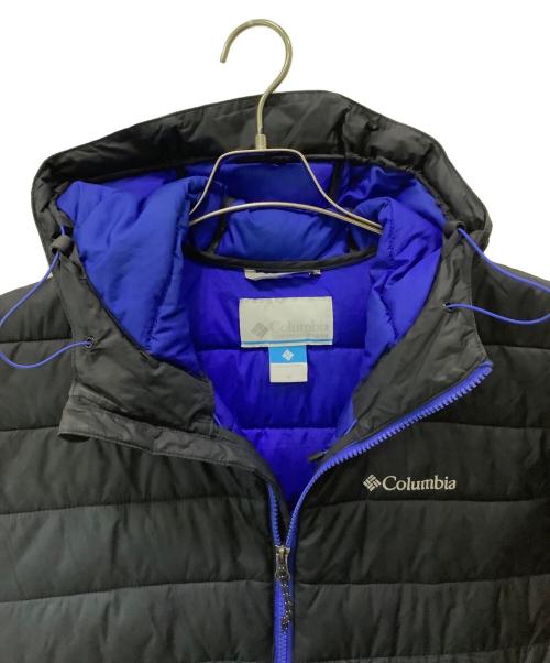 Columbia（コロンビア）Columbia (コロンビア) 中綿ジャケット ブラック×ブルー サイズ:Mの古着・服飾アイテム
