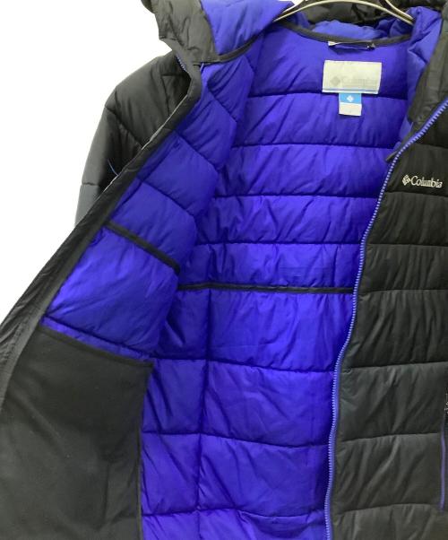 Columbia（コロンビア）Columbia (コロンビア) 中綿ジャケット ブラック×ブルー サイズ:Mの古着・服飾アイテム
