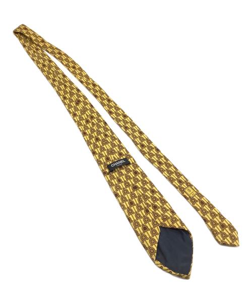 CHANEL（シャネル）CHANEL (シャネル) ネクタイ イエロー サイズ:表記なしの古着・服飾アイテム