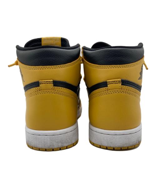 NIKE（ナイキ）NIKE (ナイキ) AIR JORDAN 1 RETRO HIGH OG ブラック×イエロー サイズ:cm26の古着・服飾アイテム