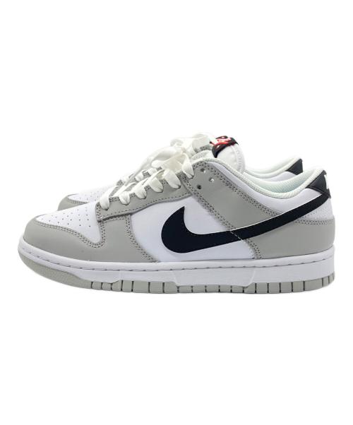 NIKE（ナイキ）NIKE (ナイキ) DUNK LOW RETRO SE ホワイト×グレー サイズ:cm26の古着・服飾アイテム