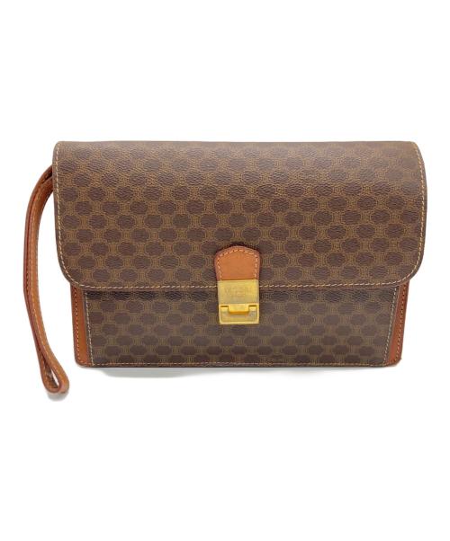 CELINE（セリーヌ）CELINE (セリーヌ) クラッチバッグ ブラウンの古着・服飾アイテム