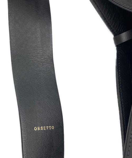 ORSETTO（オルセット）ORSETTO (オルセット) ショルダートートバッグ ブラックの古着・服飾アイテム