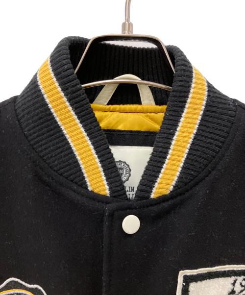 Franklin & Marshall（フランクリン＆マーシャル）Franklin & Marshall (フランクリン＆マーシャル) スタジャン ブラック×イエロー サイズ:Sの古着・服飾アイテム