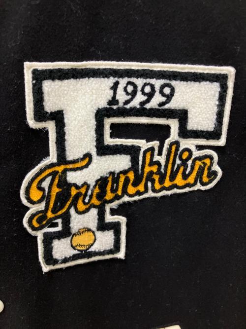 Franklin & Marshall（フランクリン＆マーシャル）Franklin & Marshall (フランクリン＆マーシャル) スタジャン ブラック×イエロー サイズ:Sの古着・服飾アイテム