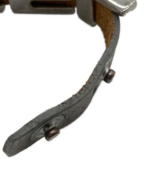 DIESEL（ディーゼル）DIESEL (ディーゼル) ブレスレット ブラウン×シルバーカラーの古着・服飾アイテム