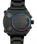 DIESELディーゼル）の古着「腕時計」｜ブラック