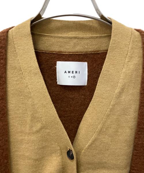 Ameri（アメリ）Ameri (アメリ) フェイクレイヤードカーディガン ブラウン サイズ:Freeの古着・服飾アイテム