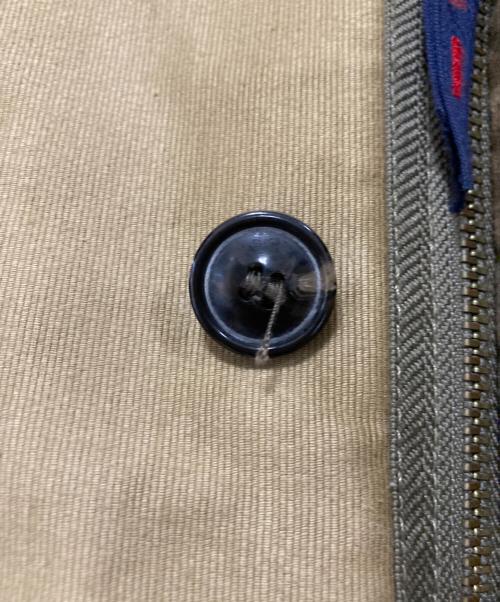 H.R.MARKET BLUE BLUE（エイチアールマーケットブルーブル）H.R.MARKET BLUE BLUE (エイチアールマーケットブルーブル) デッキジャケット カーキ サイズ:XLの古着・服飾アイテム