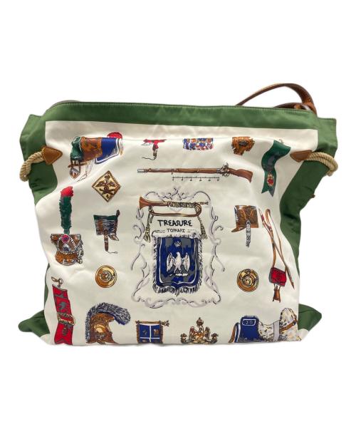TREASURE TOPKAPI（トレジャートプカピ）TREASURE TOPKAPI (トレジャートプカピ) スカーフ柄トートバッグの古着・服飾アイテム