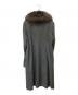 BALMAIN (バルマン) フォックスファーカシミヤコート グレー サイズ:13：15000円