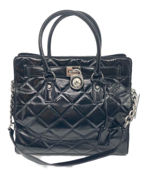 MICHAEL KORS（マイケル・コース）MICHAEL KORS (マイケル・コース) 2WAYバッグ ブラックの古着・服飾アイテム
