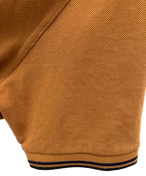 FRED PERRY（フレッドペリー）FRED PERRY (フレッドペリー) 半袖ポロシャツ ブラウン サイズ:Lの古着・服飾アイテム