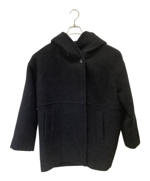 JOURNAL STANDARD（ジャーナルスタンダード）JOURNAL STANDARD (ジャーナルスタンダード) フーデッドコート ブラック サイズ:38の古着・服飾アイテム