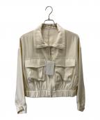 CLOCHEクロシェ）の古着「シャイニーブルゾン」｜ベージュ