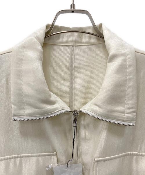 CLOCHE（クロシェ）CLOCHE (クロシェ) シャイニーブルゾン ベージュ サイズ:02 未使用品の古着・服飾アイテム