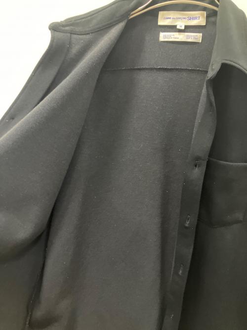 COMME des GARCONS SHIRT（コムデギャルソンシャツ）COMME des GARCONS SHIRT (コムデギャルソンシャツ) 半袖シャツ ブラック サイズ:Mの古着・服飾アイテム