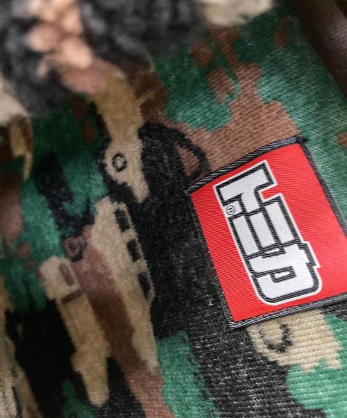 BEAMS（ビームス）BEAMS (ビームス) TOMY (トミー) プルオーバーパーカー グリーン×ブラウン サイズ:100cm 未使用品の古着・服飾アイテム