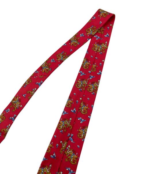 HERMES（エルメス）HERMES (エルメス) ネクタイ レッド サイズ:表記なしの古着・服飾アイテム