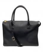 BLUE LABEL CRESTBRIDGEブルーレーベルクレストブリッジ）の古着「ハンドバッグ」｜ブラック