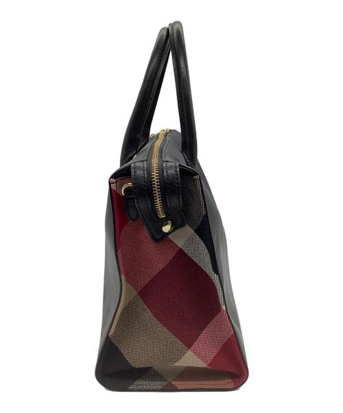 BLUE LABEL CRESTBRIDGE（ブルーレーベルクレストブリッジ）BLUE LABEL CRESTBRIDGE (ブルーレーベルクレストブリッジ) ハンドバッグ ブラックの古着・服飾アイテム