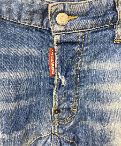 DSQUARED2（ディースクエアード）DSQUARED2 (ディースクエアード) TIDY BIKER JEANS インディゴ サイズ:48の古着・服飾アイテム