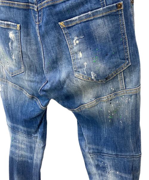 DSQUARED2（ディースクエアード）DSQUARED2 (ディースクエアード) TIDY BIKER JEANS インディゴ サイズ:48の古着・服飾アイテム