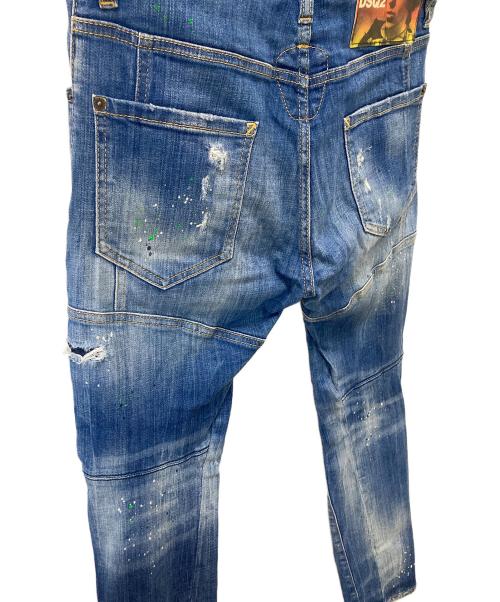 DSQUARED2（ディースクエアード）DSQUARED2 (ディースクエアード) TIDY BIKER JEANS インディゴ サイズ:48の古着・服飾アイテム