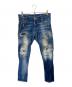 DSQUARED2（ディースクエアード）の古着「TIDY BIKER JEANS」｜インディゴ