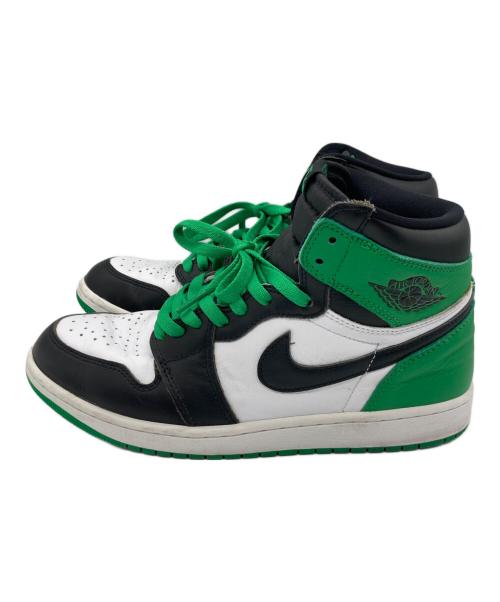 NIKE（ナイキ）NIKE (ナイキ) AIR JORDAN 1 HIGH OG CELTICS グリーン×ブラック サイズ:27.5cmの古着・服飾アイテム