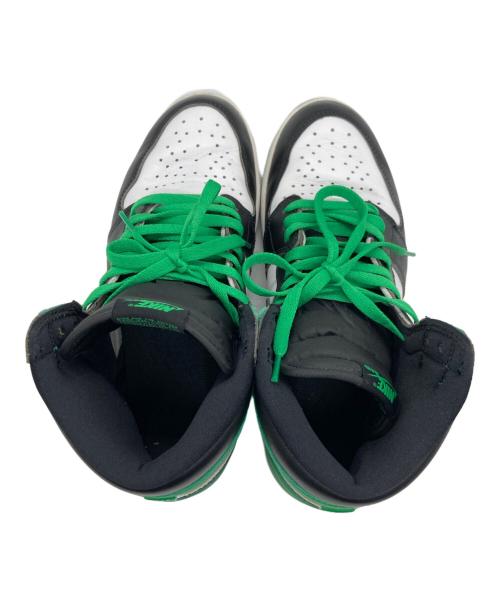 NIKE（ナイキ）NIKE (ナイキ) AIR JORDAN 1 HIGH OG CELTICS グリーン×ブラック サイズ:27.5cmの古着・服飾アイテム