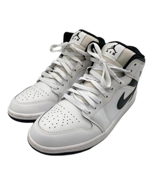 NIKE（ナイキ）NIKE (ナイキ) Air Jordan 1 Mid ブラック×ホワイト サイズ:27.5cmの古着・服飾アイテム